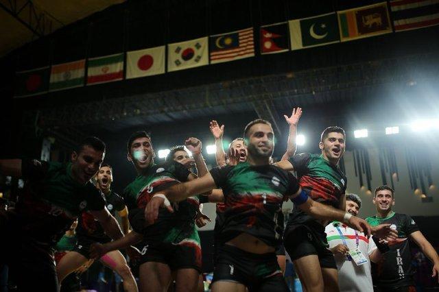 پیروزی پرامتیاز تیم ملی کبدی ایران مقابل اندونزی