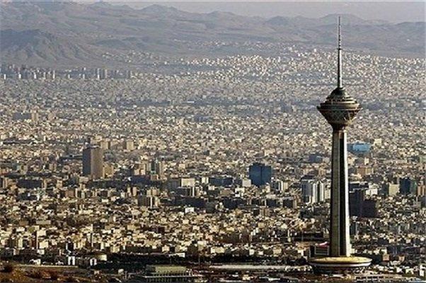 کاهش دمای هوای تهران ، افزایش غلظت ذرات معلق هوا