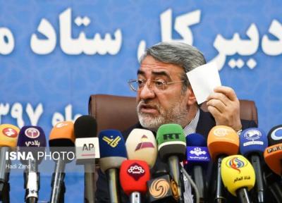 وزیر کشور: تعدادی از استانداران جابجا می شوند