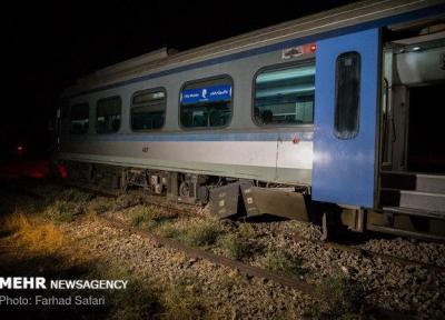 نقص فنی سوزن ریل در حادثه خروج قطار مسافربری زنجان-تهران رد شد