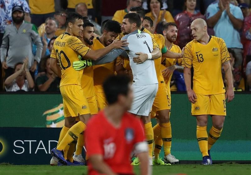 فوتبال دنیا، استرالیا با گل ثانیه های پایانی از شکست مقابل کره جنوبی گریخت