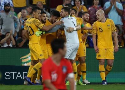 فوتبال دنیا، استرالیا با گل ثانیه های پایانی از شکست مقابل کره جنوبی گریخت