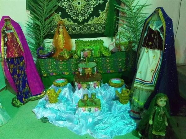نمایشگاه صنایع دستی و غذاهای محلی در روستای قلنداران بستک برگزار گردید