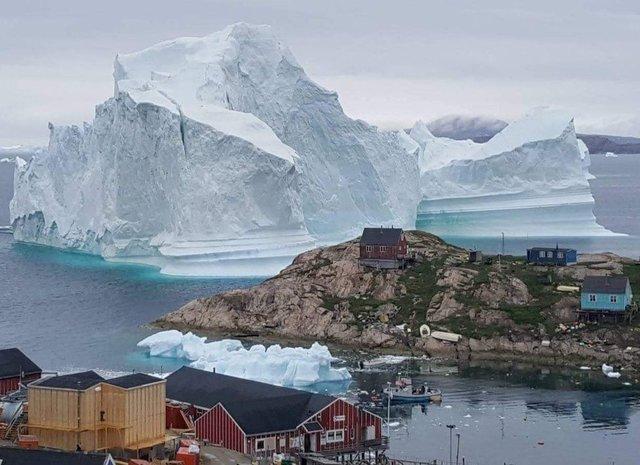 سرعت بالای ذوب شدن پهنه های یخ در گرینلند