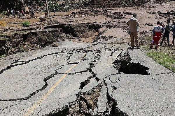 رانش زمین در روستای نرگسلوی علیا