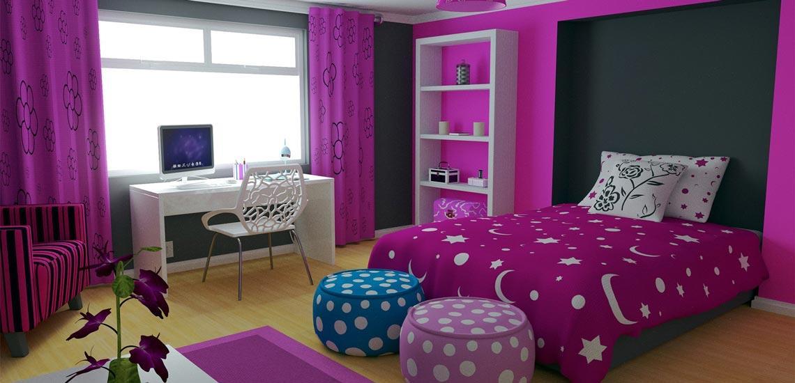 15 ایده جالب برای طراحی دکوراسیون ساده اتاق خواب جوان و نوجوان
