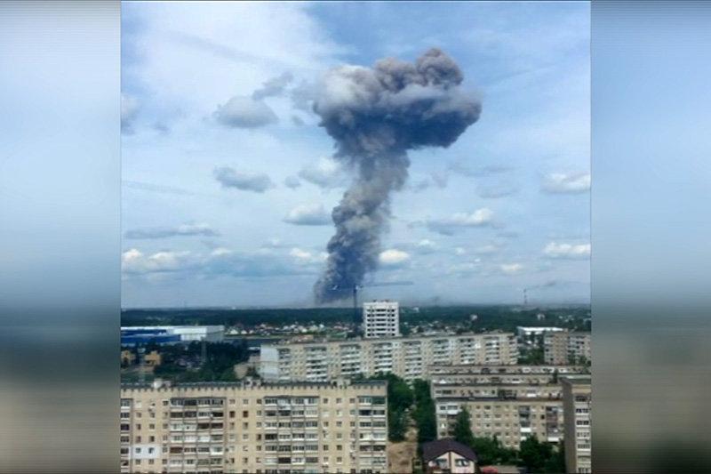 فیلم ، انفجار کارخانه تی ان تی در روسیه