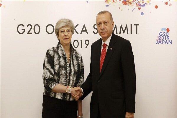 دیدار اردوغان و ترزا می در حاشیه نشست جی 20 دیدار اردوغان و ترزا می در حاشیه نشست جی 20