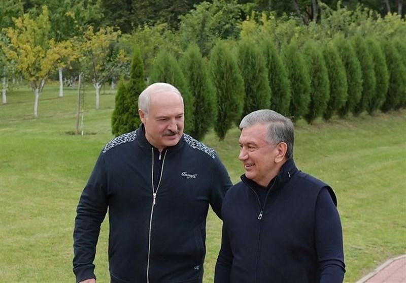 مذاکرات دوجانبه روسای جمهور ازبکستان و بلاروس در مینسک