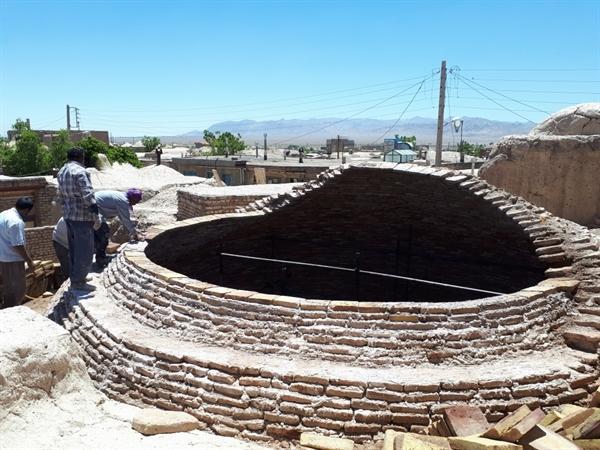 آب انبار روستای سیوجان خوسف مرمت شد آب انبار روستای سیوجان خوسف مرمت شد