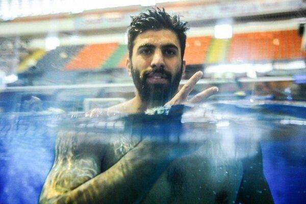 ولی پور در تخته یک متر نقره گرفت