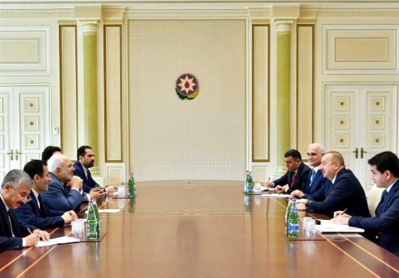 دیدار ظریف با رئیس جمهور آذربایجان در حاشیه نشست جنبش عدم دیدار ظریف با رئیس جمهور آذربایجان در حاشیه نشست جنبش عدم تعهد