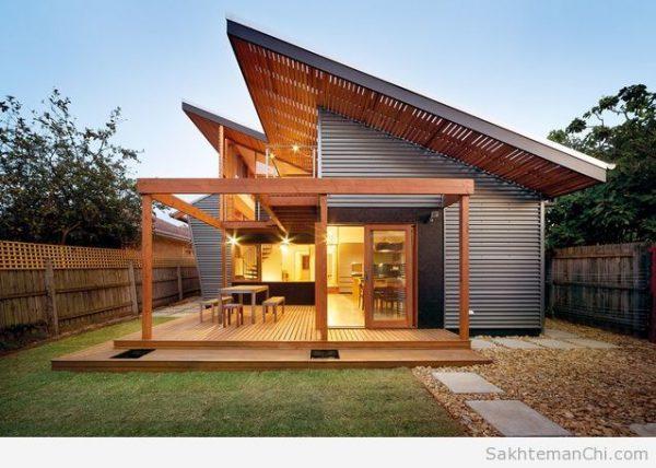 سقف شیبدار تک پر یا Sloping Roof