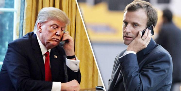 تماس تلفنی ماکرون با ترامپ درباره ایران و سوریه