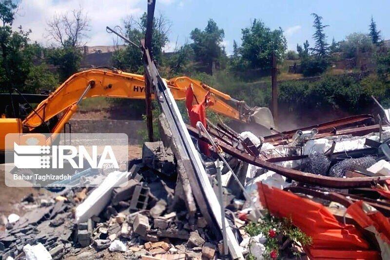 252 مورد ساخت و ساز غیرمجاز شمیرانات تخریب شد