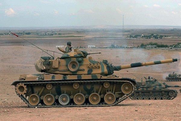 ارتش ترکیه شمال سوریه را گلوله باران کرد ارتش ترکیه شمال سوریه را گلوله باران کرد
