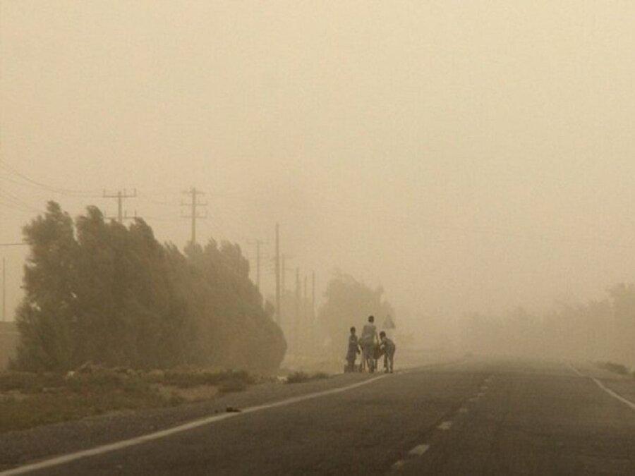 غلظت ریزگردها در فهرج 78 برابر حد مجاز