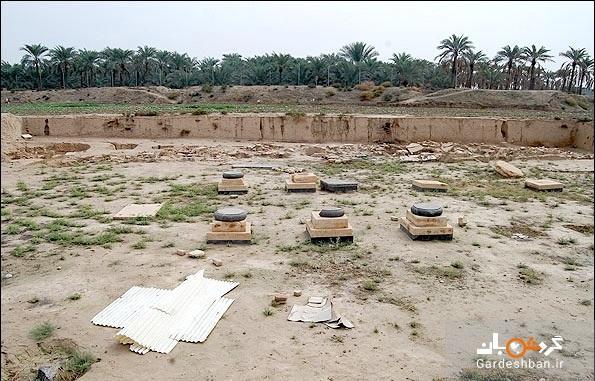 کاخ هخامنشی چرخاب در شهرستان برازجان، عکس کاخ هخامنشی چرخاب در شهرستان برازجان، عکس