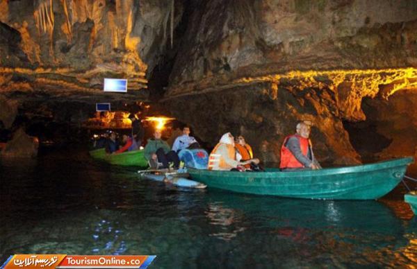 بازگشایی بزرگترین غار آبی دنیا، علیصدر پذیرای گردشگران نوروزی است