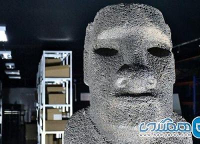 سفر یک مجسمه بزرگ موآی برای بازگشت به خانه شروع شد