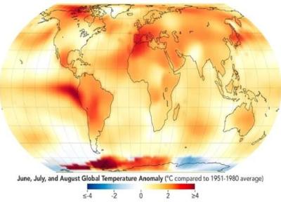 ناسا: سال جاری گرم ترین تابستان را داشتیم