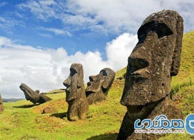 مجسمه های موآی در جزیره ایستر مدتهاست که مرموز به نظر می رسند