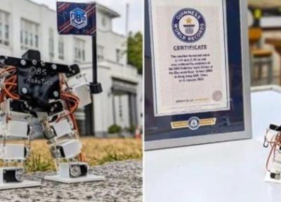 رکورد کوچک ترین ربات انسان نمای دنیا شکسته شد