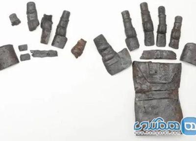 باستان شناسان یک دستکش آهنین قرون وسطایی را کشف کردند