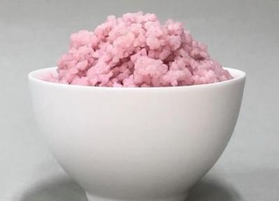 برنج صورتی، غذایی عجیب با مزه ای باورنکردنی