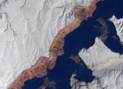 تصاویر شگفت انگیز ایستگاه فضایی بین المللی از زمین برفی