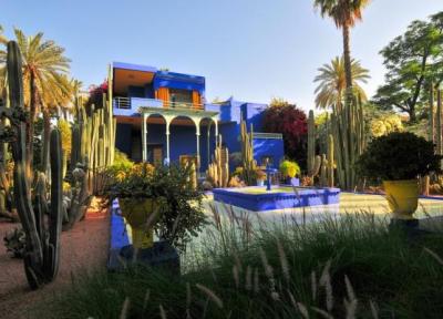 آشنایی با باغ های زیبای ماژورل در مراکش