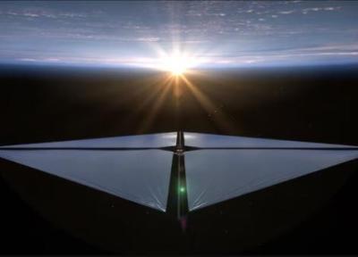 ببینید، برافراشته شدن بادبان خورشیدی ناسا در فضا